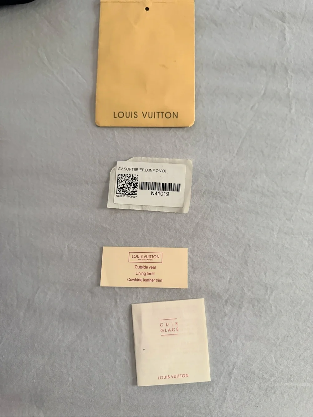 Louis Vuitton Black Damier Laptop Briefcase